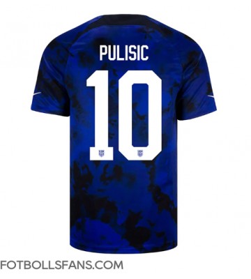 Förenta staterna Christian Pulisic #10 Replika Bortatröja VM 2022 Kortärmad